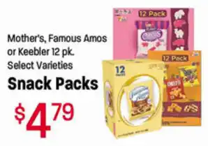 Ridleys Family Markets Snack Packs offer