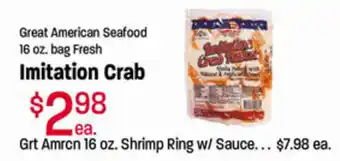 Ridleys Family Markets Imitation Crab offer