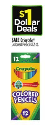 Dollar General Crayola® colored pencils offer