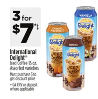 Dollar General International delight® iced coffee offer