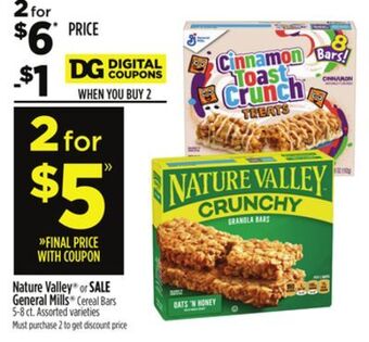 Dollar General Nature valley® or general mills® offer