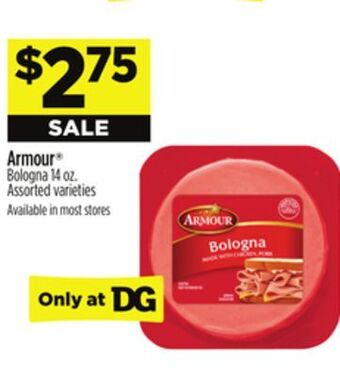 Dollar General Armour® offer