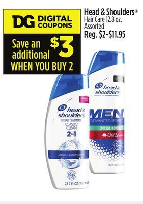 Dollar General Head & shoulders® hair care offer