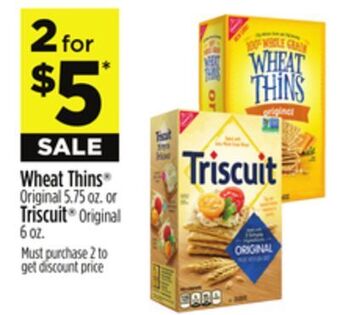Dollar General Wheat thins® or triscuit® offer