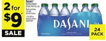 Dollar General Dasani® bottled water offer
