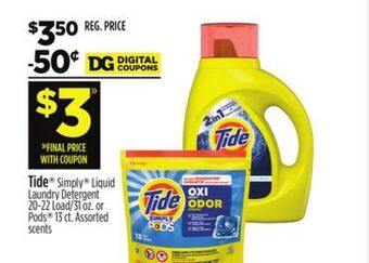Dollar General Tide® offer
