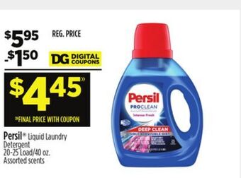 Dollar General Persil® liquid laundry detergent offer