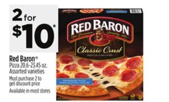 Dollar General Red baron® pizza offer