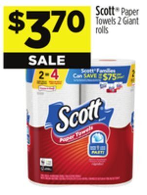 Dollar General Scott® paper towels offer