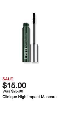 Ulta Beauty Clinique high impact mascara offer
