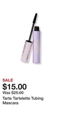 Ulta Beauty Tarte tartelette tubing mascara offer