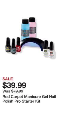 Ulta Beauty Red carpet manicure gel nail polish pro starter kit offer