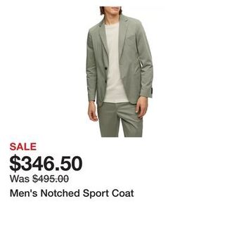 Belk Men's notched sport coat offer