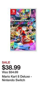 Game Stop Mario kart 8 deluxe - nintendo switch offer
