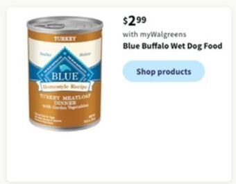 Walgreens Blue buffalo wet dog food offer