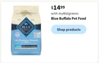 Walgreens Blue buffalo pet food offer