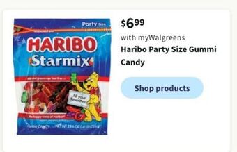 Walgreens Haribo party size gummi candy offer