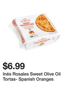 Wegmans Inés rosales sweet olive oil tortas- spanish oranges offer