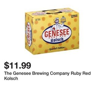 Wegmans The genesee brewing company ruby red kolsch offer