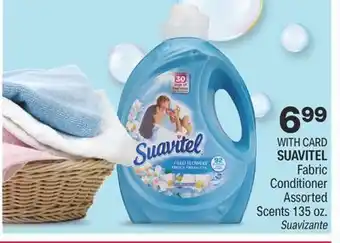 CVS Suavitel fabric conditioner assorted scents 135 oz offer