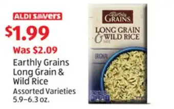 Aldi Earthly grains long grain & wild rice offer