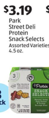 Aldi Park street deli protein snack selects offer