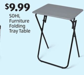 Aldi Sohl furniture folding tray table offer
