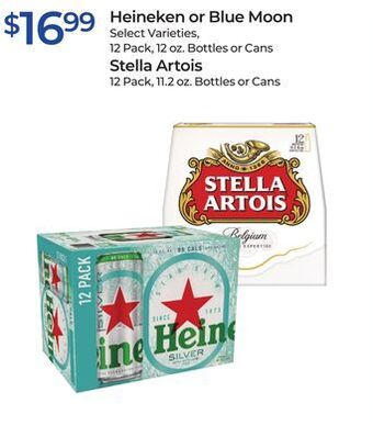 Rite Aid Heineken or blue moon stella artois offer