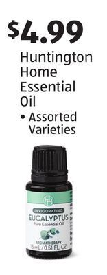Aldi Huntington home essential oil offer