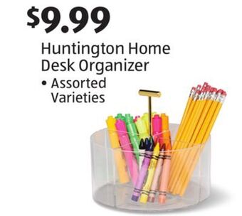 Aldi Huntington home desk organizer offer