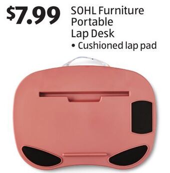 Aldi Sohl furniture portable lap desk offer