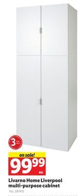 Lidl Livarno home liverpool multi-purpose cabinet offer