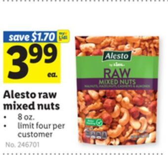 Alesto raw mixed nuts