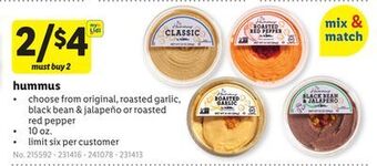 Lidl Hummus offer