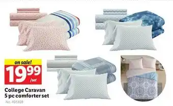 Lidl College caravan 5 pc comforter set offer