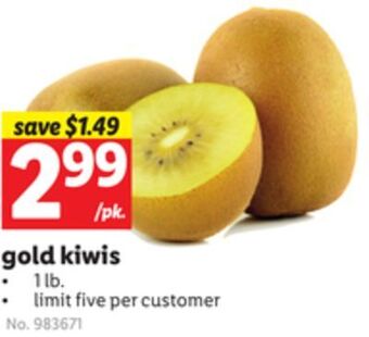 Lidl Gold kiwis offer
