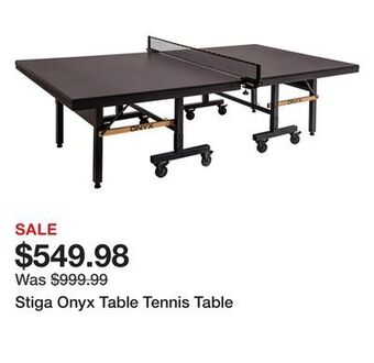 Dick's Sporting Goods Stiga onyx table tennis table offer