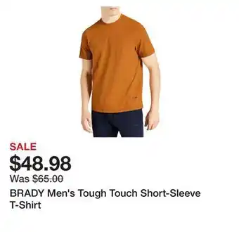 Dick's Sporting Goods Brady men's tough touch short-sleeve t-shirt offer