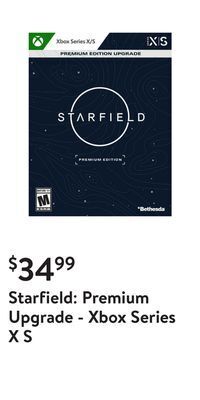 Walmart Starfield: premium upgrade - xbox series x s offer