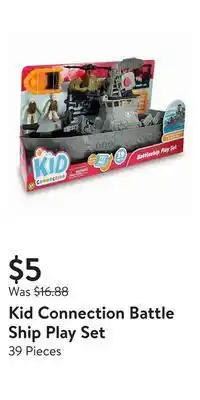 Walmart Kid connection battle ship play set offer