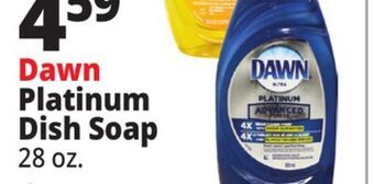 Ocean State Job Lot Dawn platinum dish soap offer