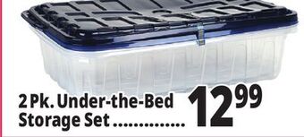 Ocean State Job Lot Mr. fresh under the bed storage bins, 2 count offer