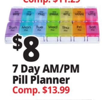 Ocean State Job Lot 7 day pill planner offer