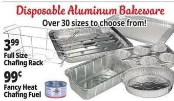 Ocean State Job Lot Disposable aluminum pans offer