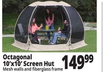 Ocean State Job Lot Octagonal 10'x10' screen hut offer