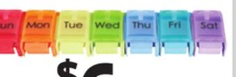 Ocean State Job Lot 7 day detachable pill planner offer