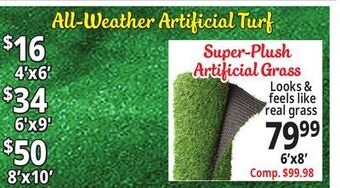 Ocean State Job Lot Artificial grass offer
