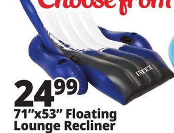 Ocean State Job Lot Intex floating recliner pool lounge offer