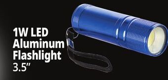 Ocean State Job Lot 80 lumen aluminum cob flashlight offer