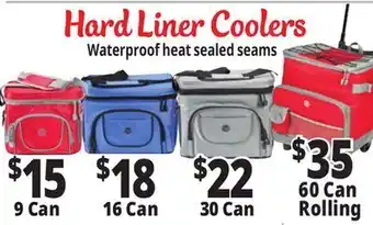 Ocean State Job Lot Hard lined coolers offer